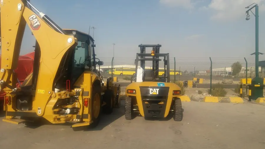 Heavy machinery handled by Belsped Shipping for a project shipment